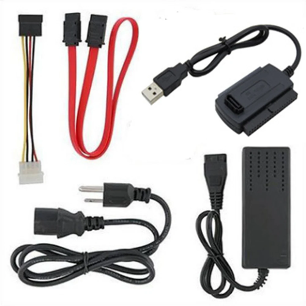 SATA/PATA/IDE к USB 2,0 адаптер конвертер кабель для 2,5/3,5 дюймовый жесткий диск