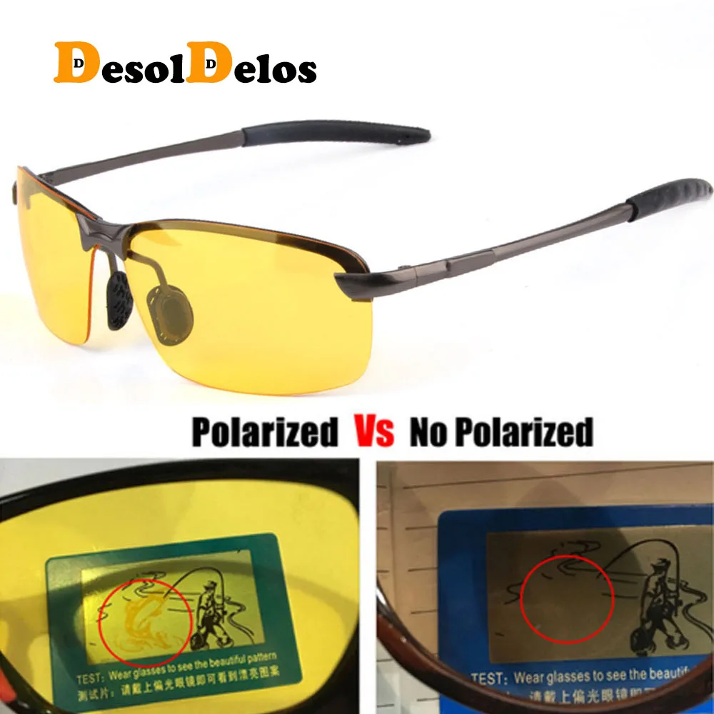 

Outdoor Sunglasses women Men Reflective Night vision Anti-glare Goggles UV400 Car sunshade Plarization Sunglasses Women