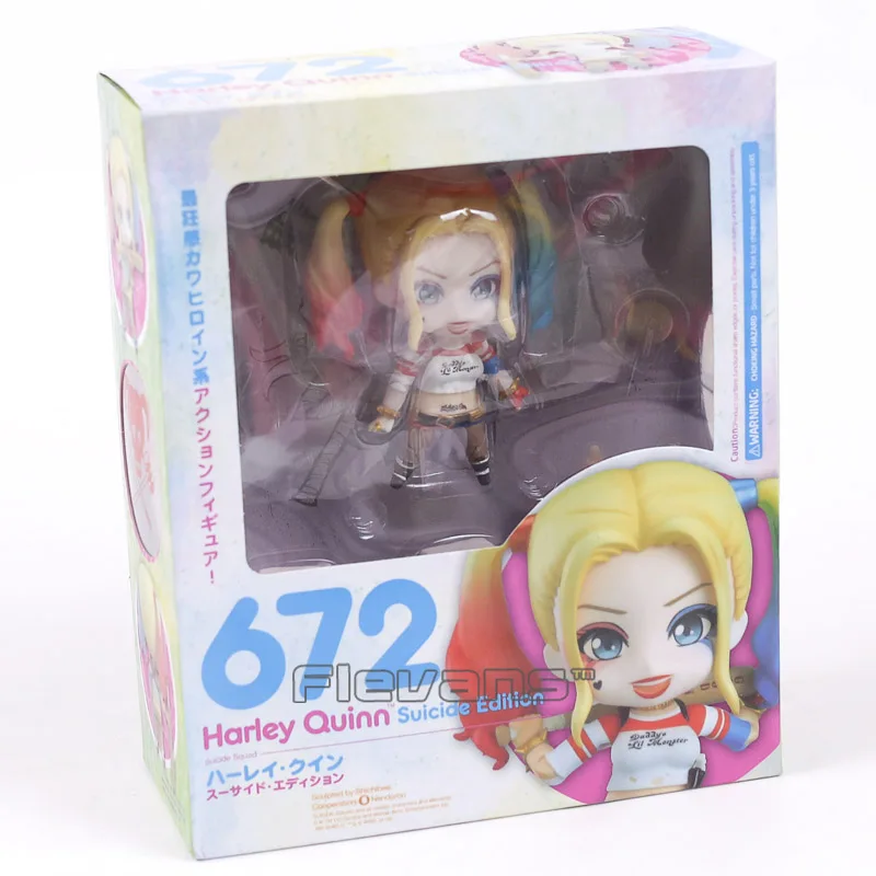 Nendoroid отряд самоубийц Харли Квинн 672/джокер 671 ПВХ фигурка Коллекционная модель игрушки