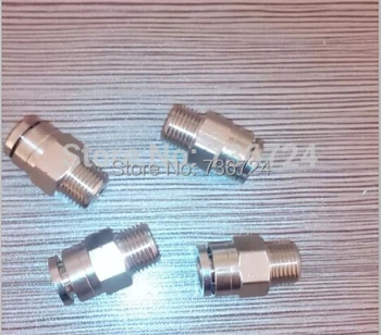 

male straight MPC 1/4-N02 tube size 1/4-1/4 NPT thread Brass straight tube quick connector
