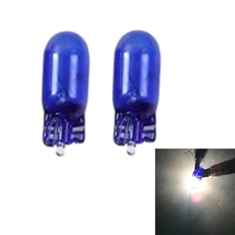 

10pcs 5W Halogen Bulb Signal Car Light Source parking 8000K T10 5W 194 Interior Car light Lamp Cool White