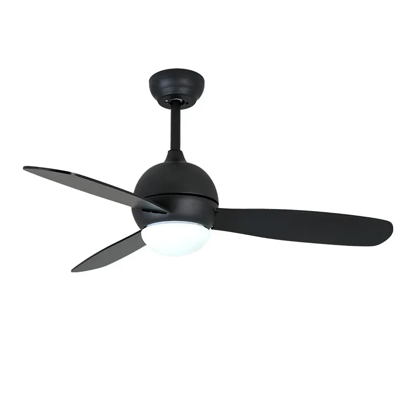 

Black/small/modern ceiling fan lamps/lights LED 18W remote control ceiling fan light/lamps dimmable kids/children's room bedroom