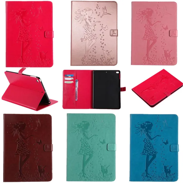 For Le Ipad Mini 1 2 3 Smart Tablet Case Imprint Women And Cats For Le Ipad Mini 1 2 3 Smart Tablet Case Imprint Women And Cats Designer Pu