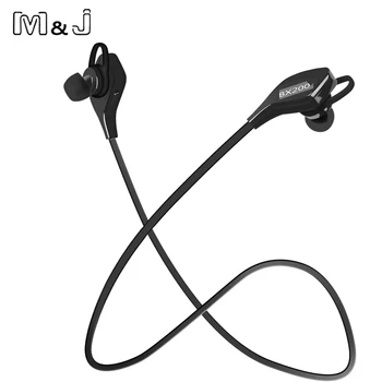 

M&J BX200 New Wireless Bluetooth Earphone Bluetooth 4.1 Earphone Noise Cancelling With Microphone Stereo Earphone Hot sell