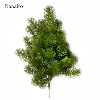 

1pcs Artificial Green Plants Pine Branches Christmas tree Wedding Decorations DIY Handcraft Accessories Mini Fake christmas Tree