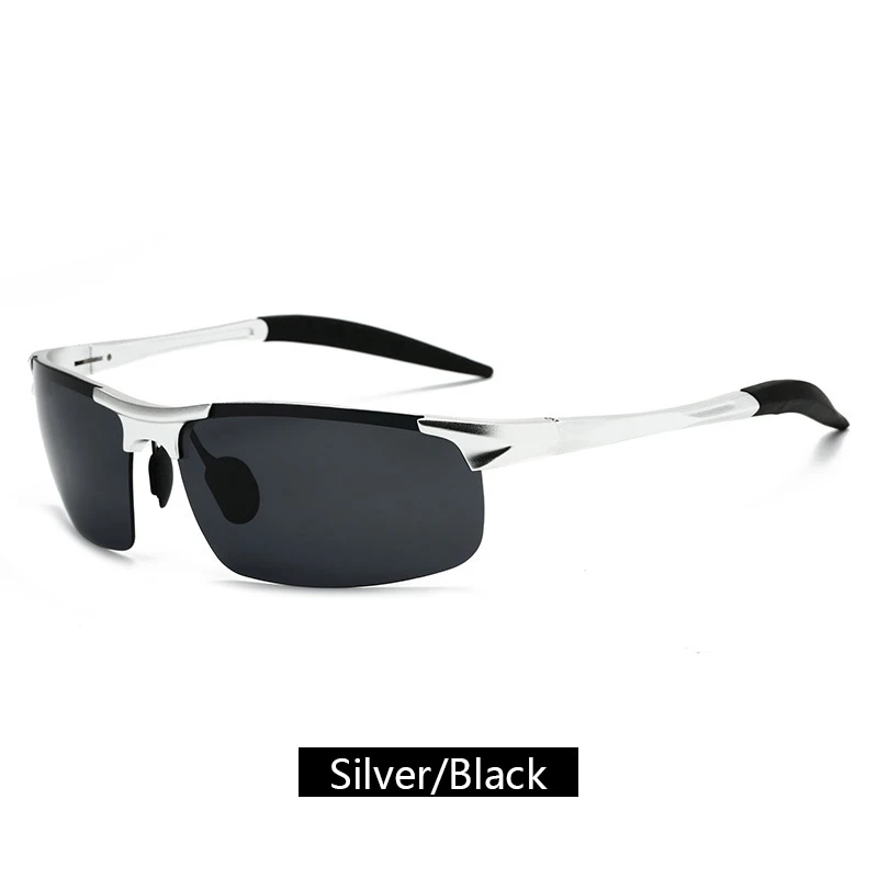 HD095 высокое качество Алюминий алюминиево-магниевого сплава, рамка поляризованные солнцезащитные очки, очки для велоспорта, очки, подходят для вождения, солнцезащитные очки для рыбалки, Очки с Чехол - Цвет: 05