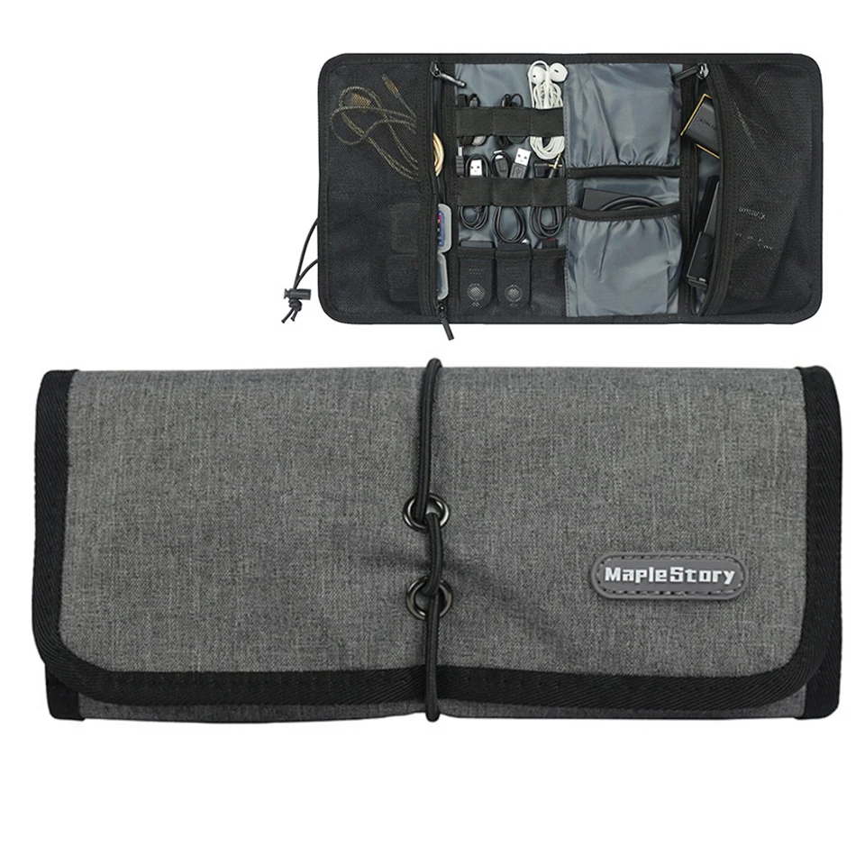 

Travel Storage Bag Kit Data Cable U Disk Power Bank Electronic Accessories Digital Gadget Devices Divider Organizer Containers