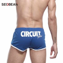 Seobean брендовые домашние шорты, повседневные короткие мужские шорты, удобные мужские шорты для фитнеса, высококачественные мужские боксеры шорты
