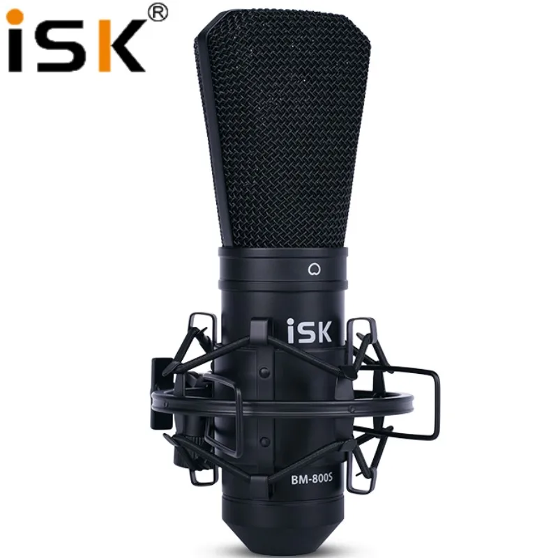 

ISK BM-800S BM800S Condenser Microphone Professional Recording studio microphone Computer live Broadcast