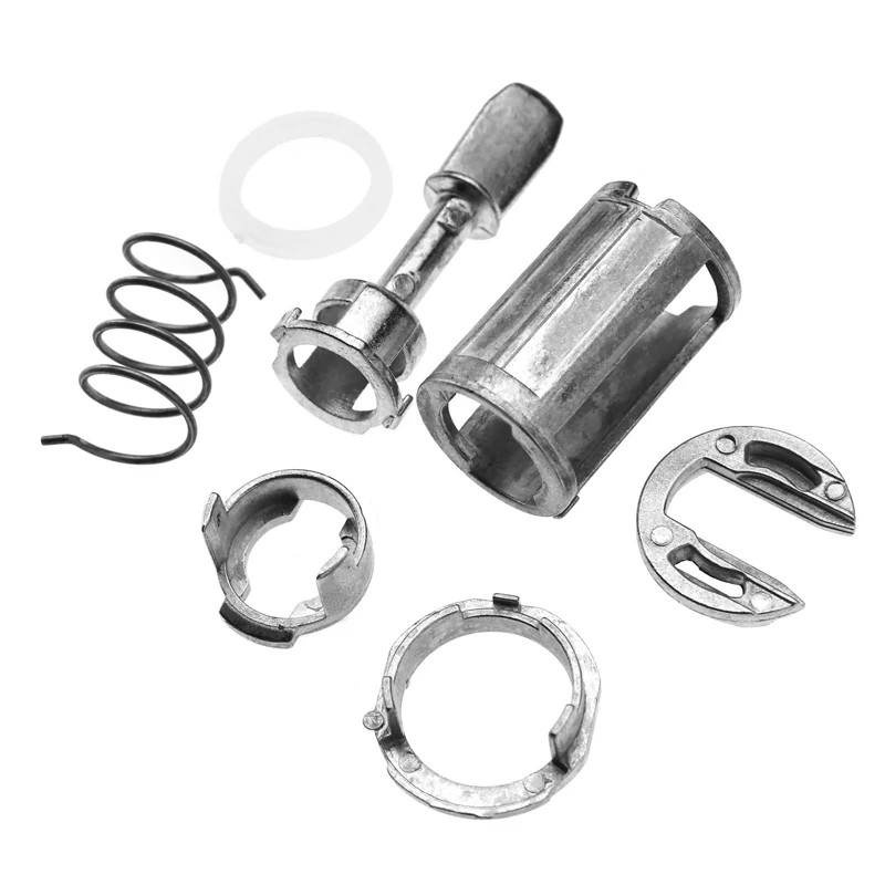 7pcs/Set Newest Front Door Lock Cylinder Barrel Repair Kit For V-W Mk4 Golf 4 Bora