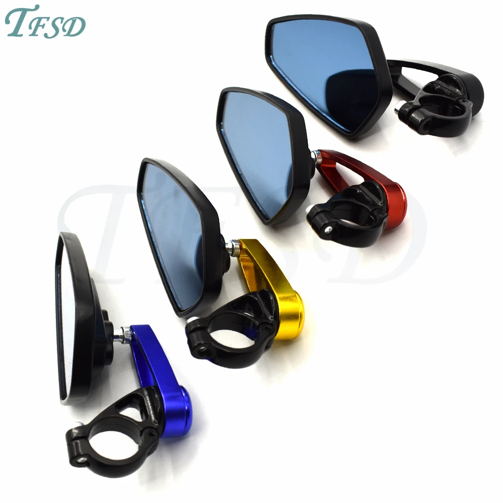 

7/8"22mm Universal Motorcycle Bar End Rearview Mirrors Rear View Handle Side Mirrors CNC Aluminum For Kawasaki Z900 Z900RS Z800