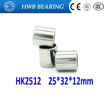 

Free shipping 5Pcs HK253212 HK2512 25 x 32 x 12mm 27941/25 Drawn Cup Type Needle Roller Bearing 25*32*12mm