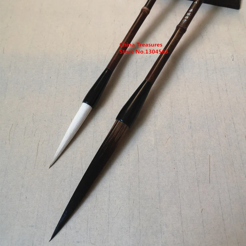 2 шт./лот Китайский кисть для каллиграфии кисть для китайской живописи ручка Китайский чернил кисти длинные волосы ручка-кисть для письма Mo