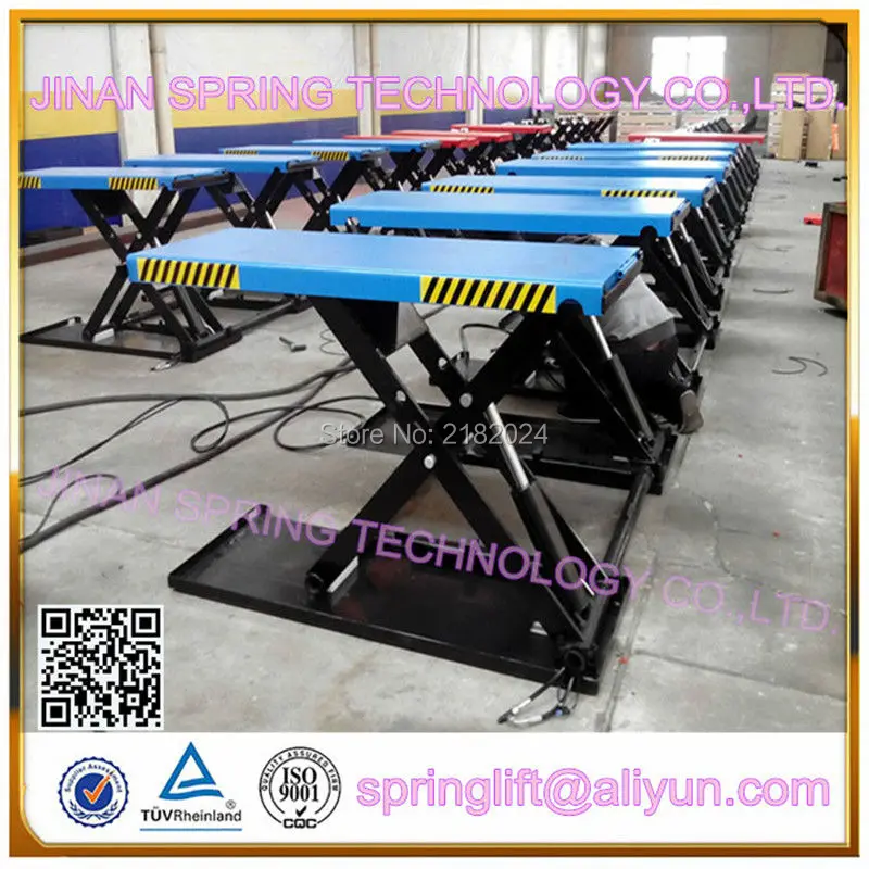

small type auto scissor lifter car lifter portable lifter with scissor car lifting machine auto maintenance 2019