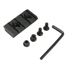 Тактические для страйкбола, охоты 40 мм Picatinny Weaver Rail 2 слота алюминиевого сплава Keymod прицел для страйкбольного оружия аксессуары для крепления