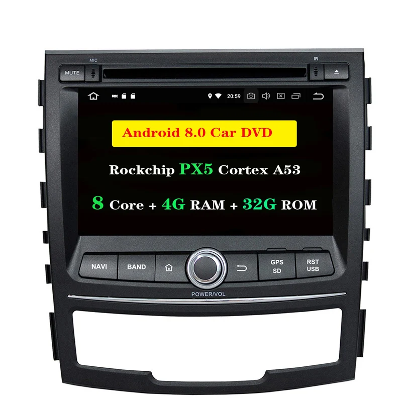 

Ectwodvd 4G RAM 32G ROM Octa Core 8.0/8.1 Car DVD For SsangYong Korando 2010 2011 2012 2013 Radio Stereo CD Play GPS Navigation