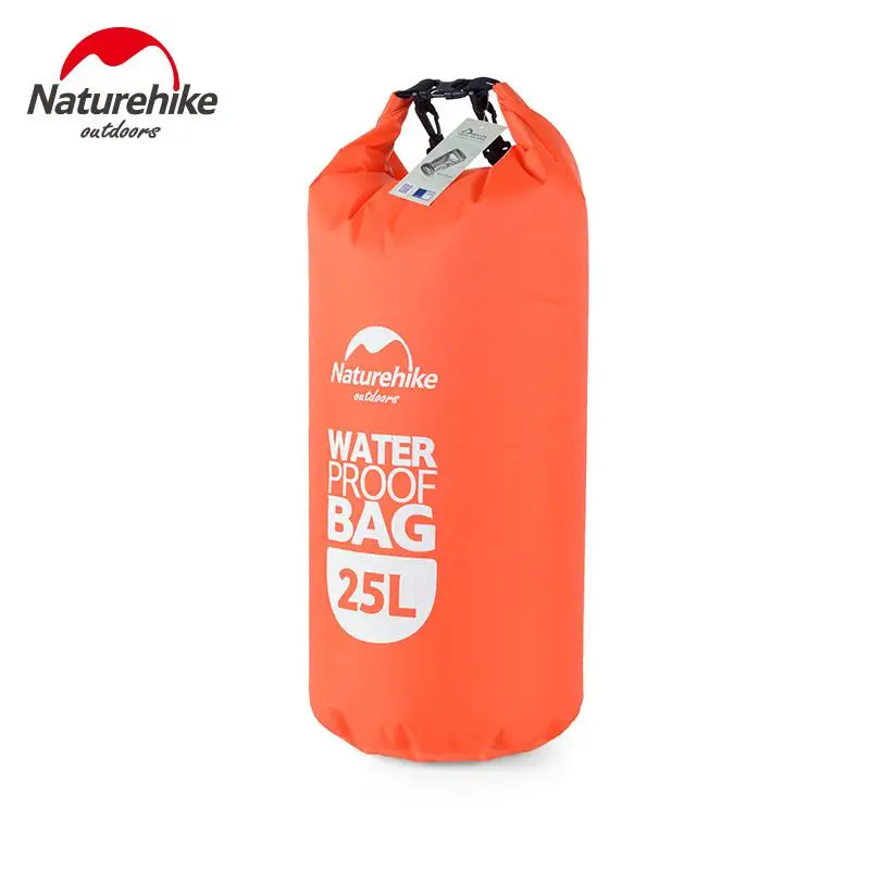 Naturehike водонепроницаемая сумка 25L открытый плавательный мешок для хранения Мужская рафтинг компрессионная Сумка дорожная Экипировка Мужская t NH15S002-D - Цвет: Оранжевый