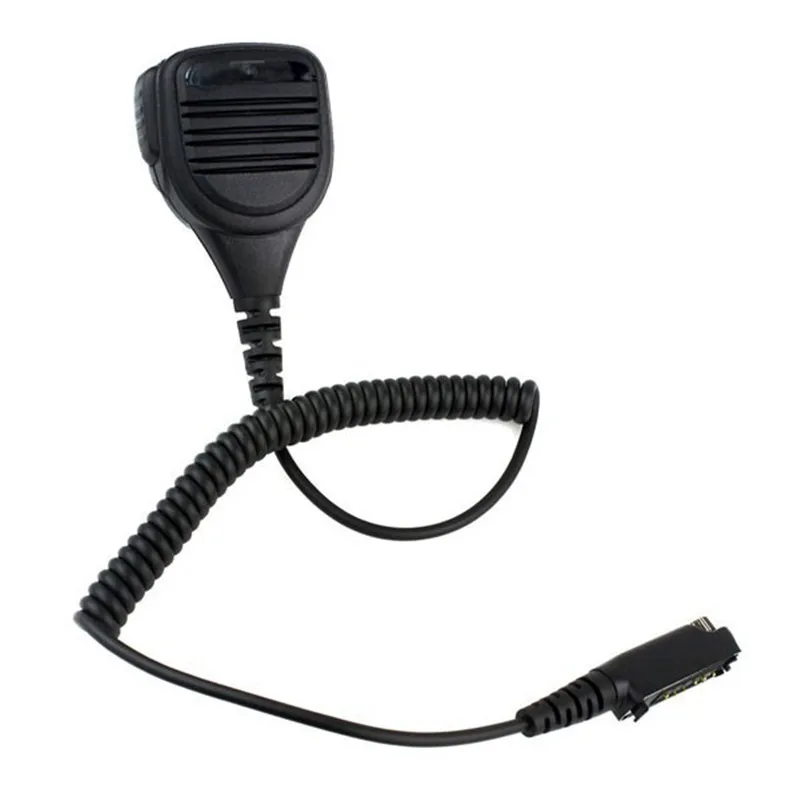 Новый черный PTT ручной плечо Водонепроницаемый ip54 Сталь IBS В виде ракушки 3.5 мм Динамик микрофон для Радио sepura stp8000