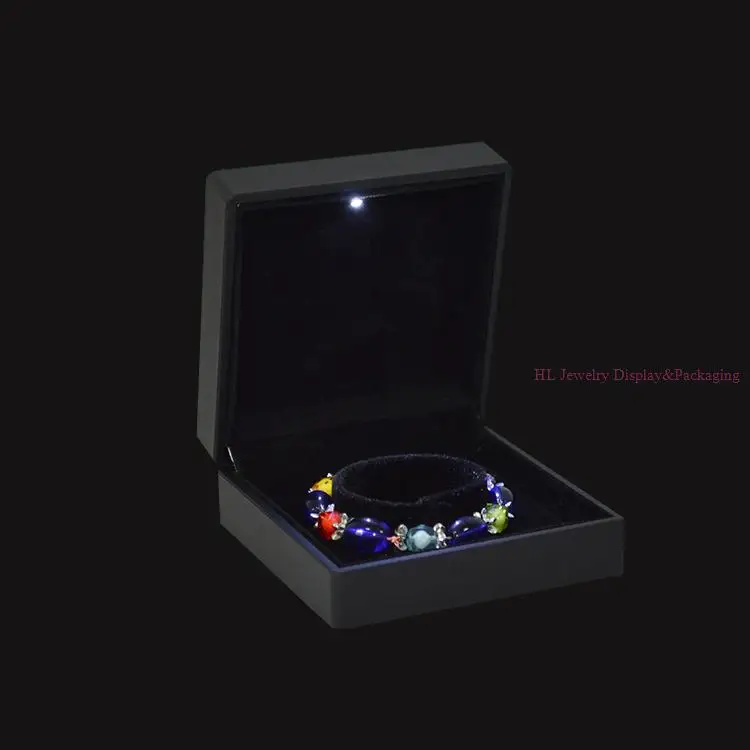 Arrival Navy Blue Painted Soft Jewelry Display Pendant Box for Jewelry Gift Packaging Casket Square Decoration Organizer Case