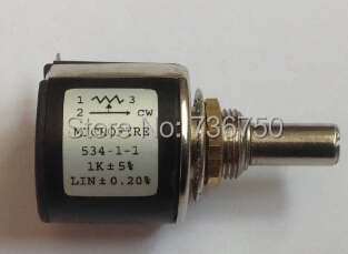 Потенциометр SWF Microfire 534 1 1K 6 мм вал/Sunstar Запчасти для вышивальной машины