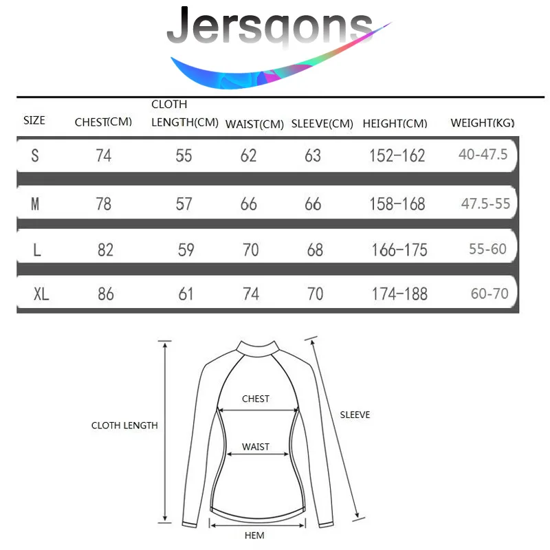 Jersqons, корейский стиль, длинный рукав, Рашгард,, принт, купальники, рашгарды, одежда для серфинга, купальные костюмы, купальник для женщин