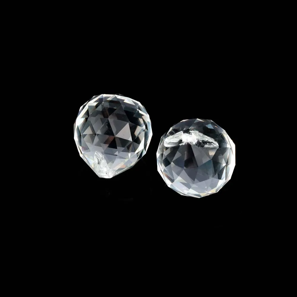 30mm DIY Faceted Crystal Glass Ball Chandelier Hanging Pendant Light Home Decor
