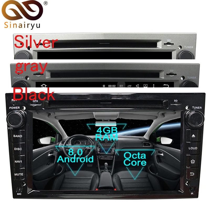 

Sinairyu Android 8.0 Car DVD Player for Opel Vectra Antara Zefira Corsa Meriva GPS Navigation Multimedia Radio Stereo Head Unit