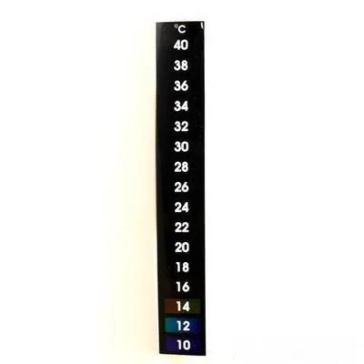 

Free shpping 2pcs Self-adhesive thermometer strip for homebrew 10 - 40 degrees centigrade