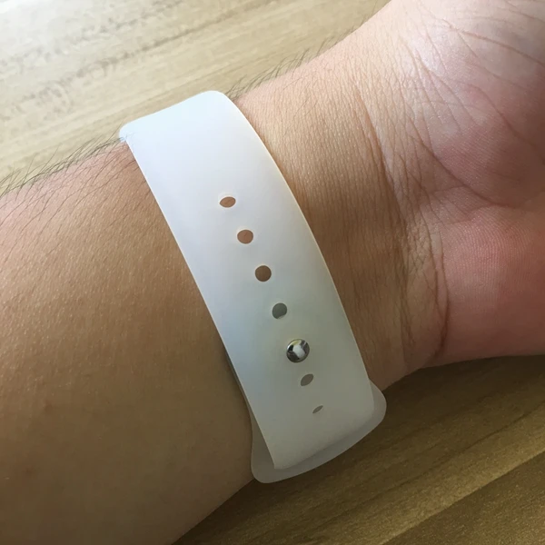 Мягкий и легкий спортивный ремешок для наручных часов Apple Watch серии резиновые 1/2/3