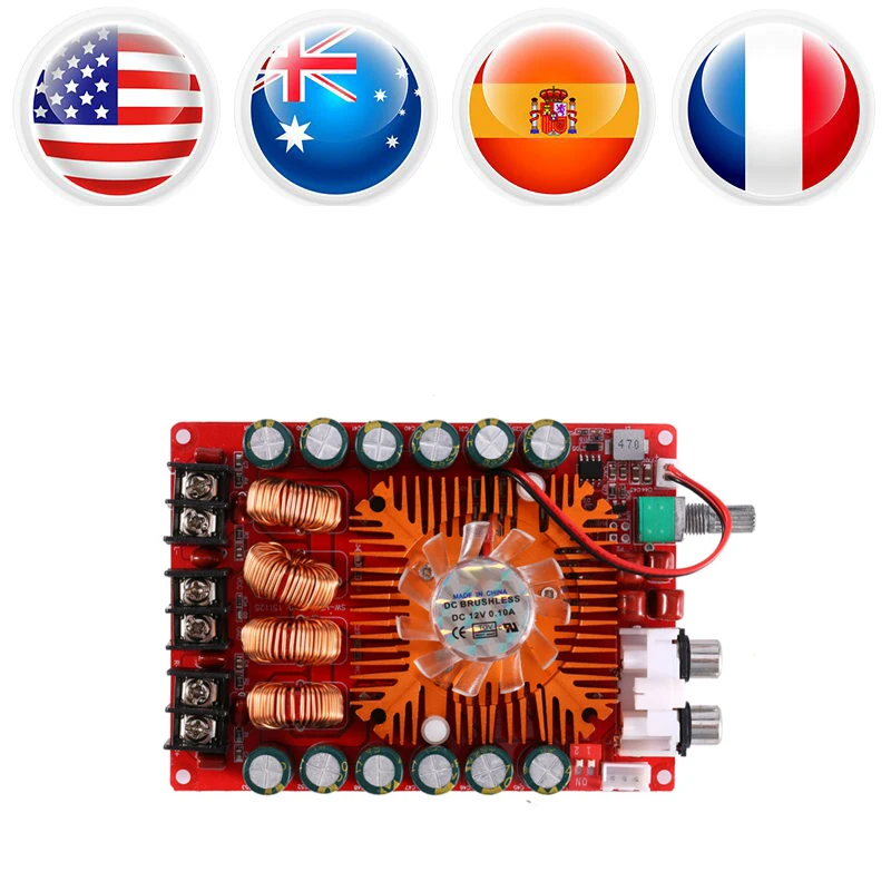 TDA7498E 160W+160W High Power Dual Channel Audio Stereo Amplifier Board Module | Обустройство дома