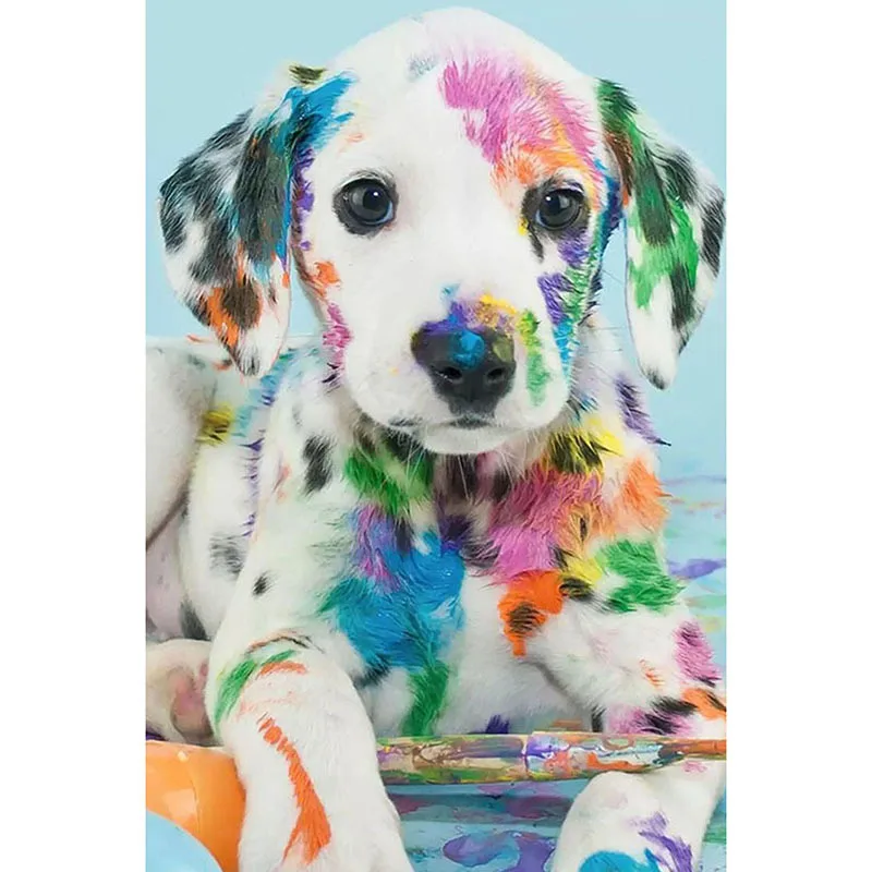 

Full Drill Diamond Embroidery Animal Dalmatians Dog 5D DIY Diamond Painting Cross Stitch Needlework Rhinestone Home Decor Gift