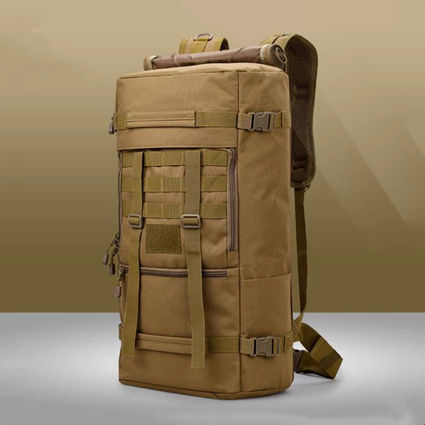 Горячая Высокое качество 50L тактический военный рюкзак Кемпинг рюкзак, альпинистский рюкзак альпинистский Пешие прогулки назад