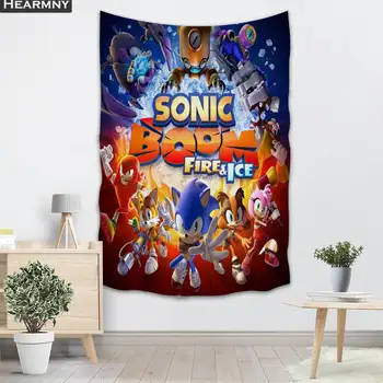 

Custom Sonic the Hedgehog Wall Tapestry Home Decorations Wall Hanging Forest Tapestries For Bedroom 130x150CM,140x250CM