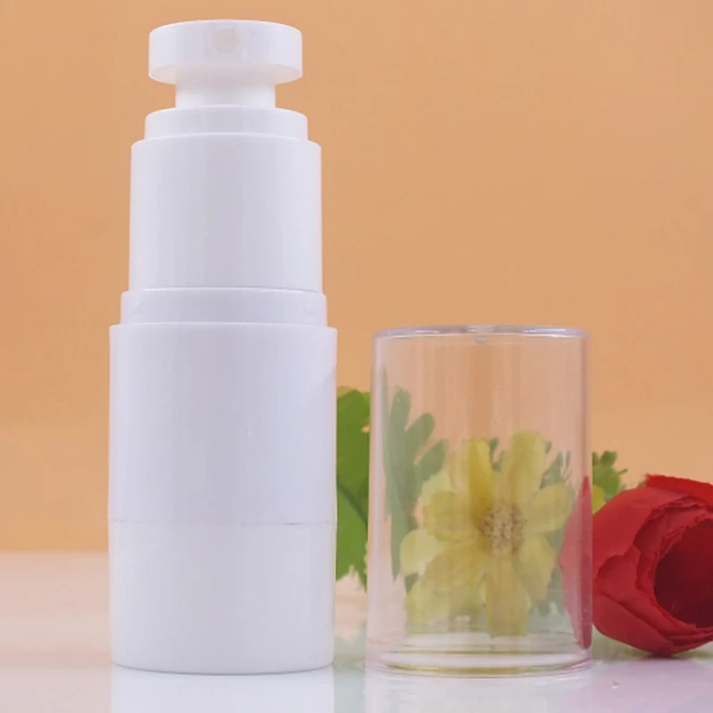 

10pcs Plastic Airless Spray Bottles Empty Mini PET Sample Atomizer Small Cosmetic Container Travel Bottle Sprayer Packaging 15ml