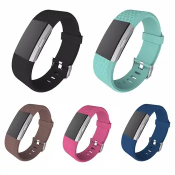 

Replacement Strap Bracelet Soft Silicone Watch Band Wrist Strap For Fitbit Charge 2 Band Heart Rate Band