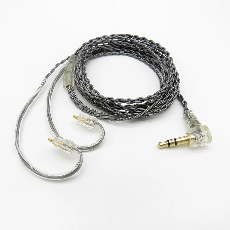 HPHF 6N OCC посеребренные Сменные кабели для наушников Diy Tf10 Tf15 5pro 1964 0 78 2Pin 3 5 мм аудио