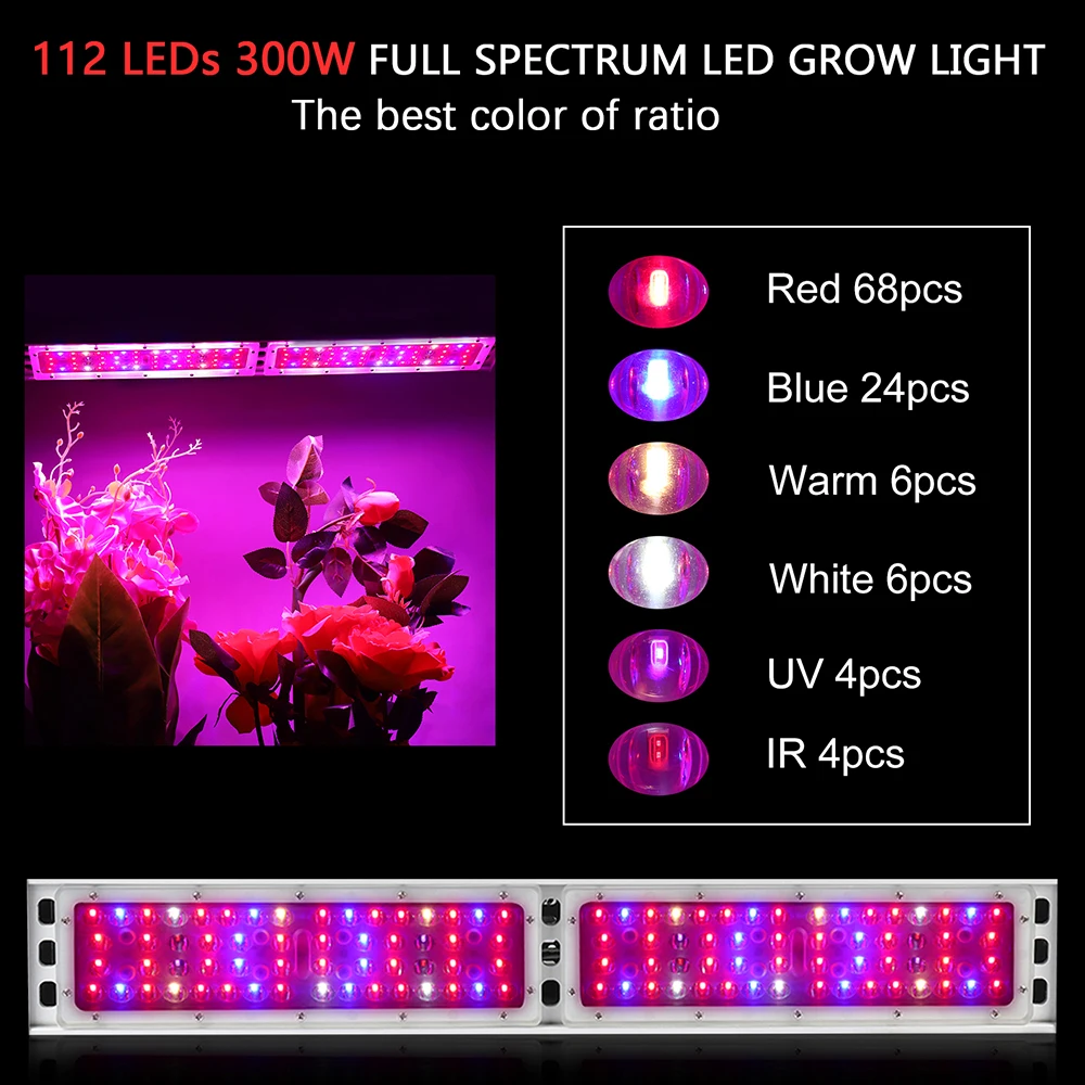 Водонепроницаемый 150/300/450/600/750 W светодиодный светать полный спектр для внутреннего растительная теплица Vegs цветы Гидропоника растет лампы