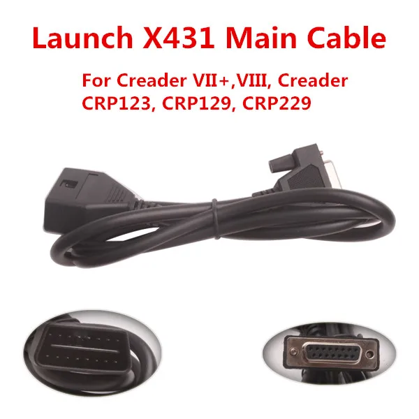 

100% Original Launch X431 OBD 16 PIN Main Cable For Launch CRP123, Creader VII+, Creader VIII , CRP129 , CRP229 Main Cable