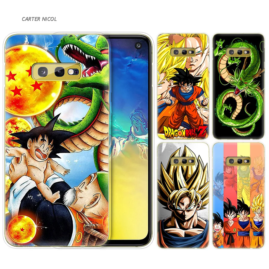 

Silicone Case for Samsung Galaxy S10 S10e S8 S9 J4 J6 A6 A8 Plus 5G M30 M20 M10 A50 A30 A10 Cover Dragon Ball Goku