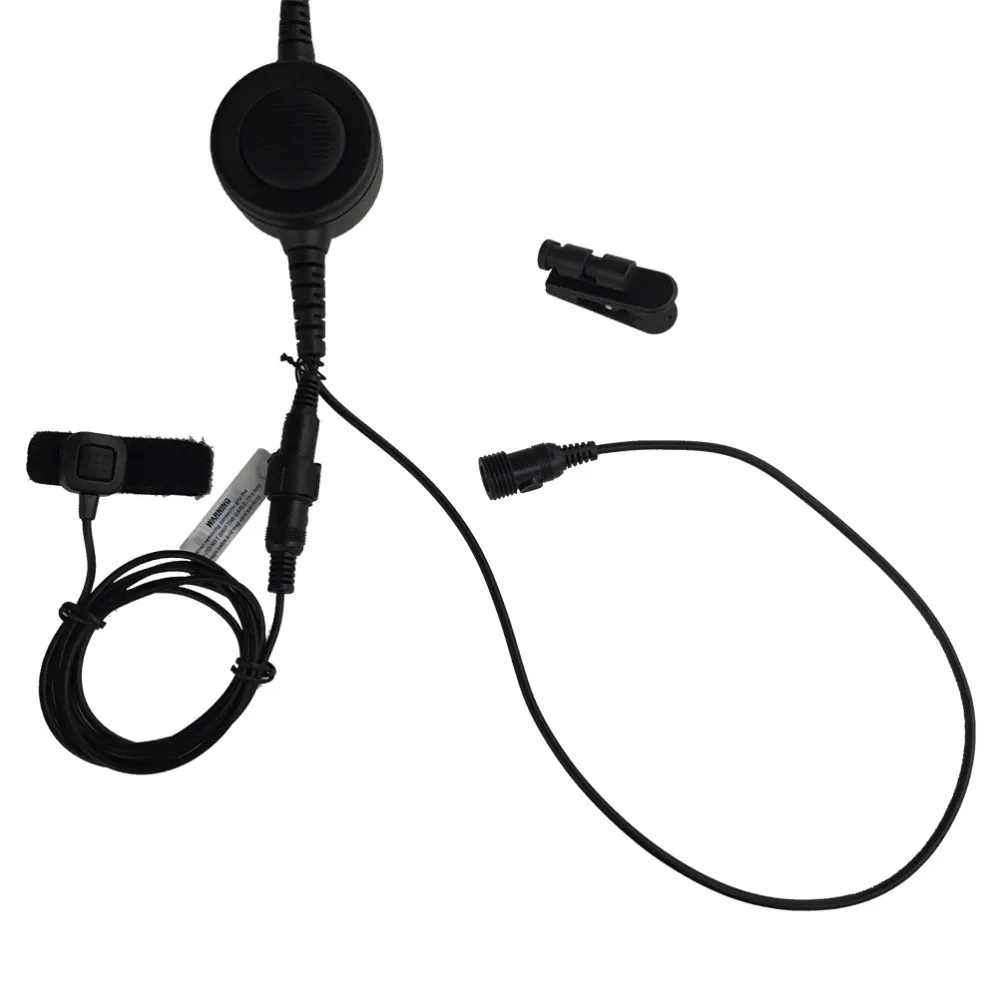 Military Covert Earpiece Grade Tactical Throat Mic Armpit PTT Headset with Finger PTT for KENWOOD Radio BF-UV5R (4)