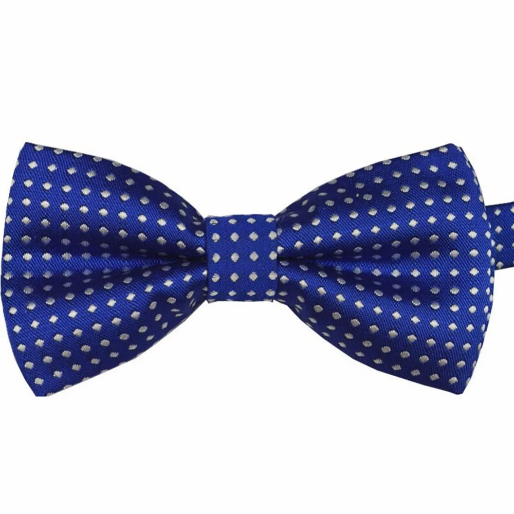 Мода Dot печати Свадебный галстук-бабочку подходят детям для маленьких мальчиков галстук-бабочка официальная вечеринка для связаны смокинг