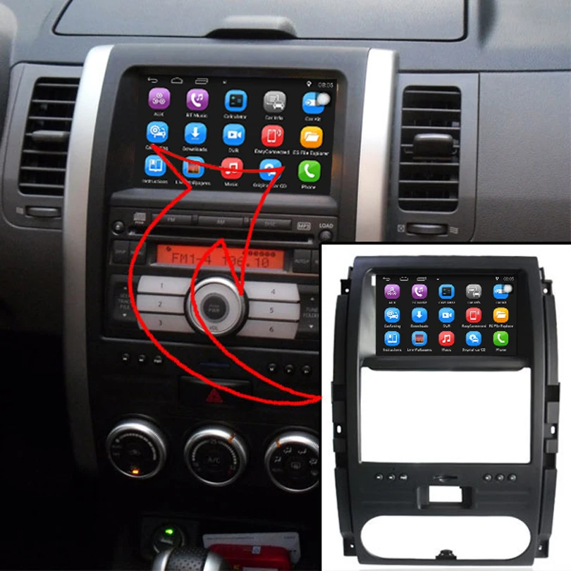 Top Upgraded Original Car Radio Player Suit to Nissan X-trail Car Video Player Built in WiFi GPS Navigation Bluetooth 4 Top Upgraded Original Car Radio Player Suit to Nissan X-trail Car Video Player Built in WiFi GPS Navigation Bluetooth 4
