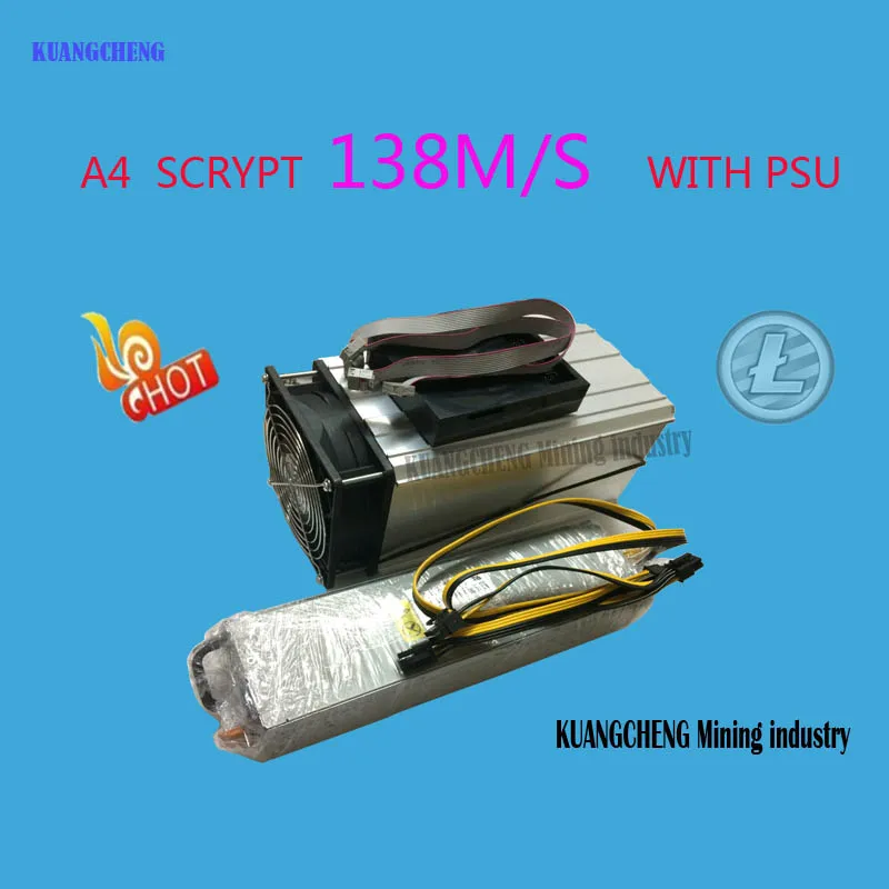 Ferr Доставка kuangcheng горнодобывающей отрасли продать a4 dominator 138 м Litecoin 14nm Scrypt шахтер с источника питания лучше, чем A2