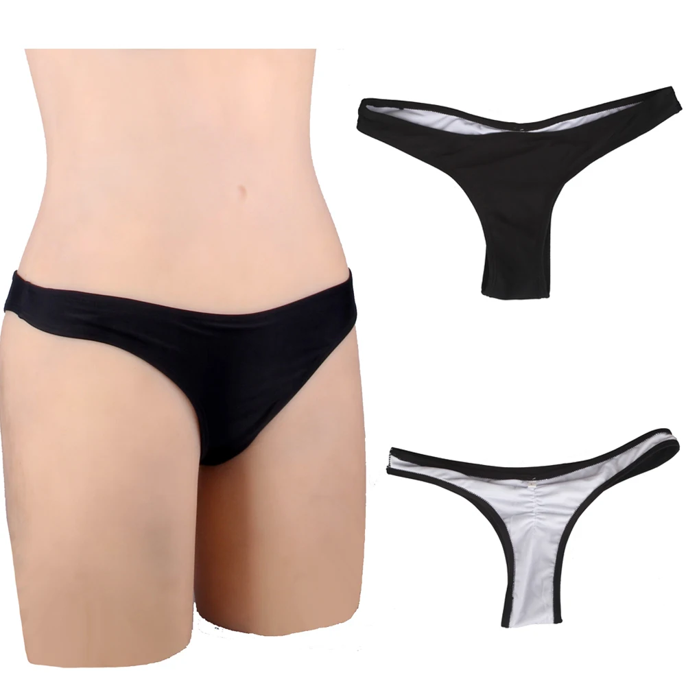 2016 New V Shape Sexy Women Thong Bikini Swimwear Biquines Brasileiros Biquini Moda De Praia Brazilian Bikini Bottom