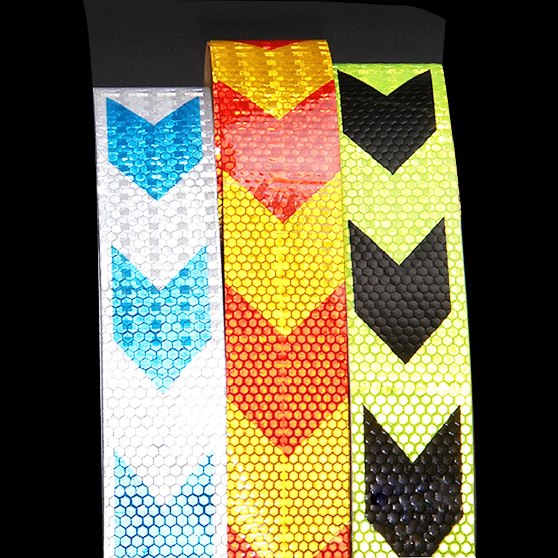 Buy Car reflective signs warning arrow reflective adhesive tape 5*300cm