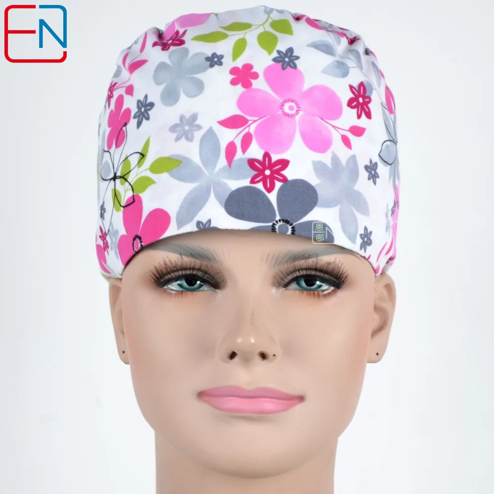 

Hennar Scrub Caps Medical Clinic Surgical Womens Scrubs Caps Adjustable Nursing Uniforms Accessories Caps For Hospital Doctor