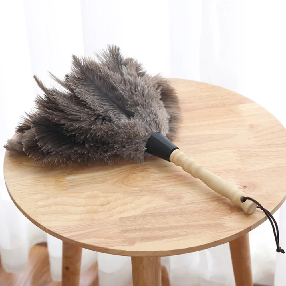 Королевский щетка для пыли из страусиных перьев Мини-пылесос мебель кисть для удаления пыли переносной бытовые инструменты для уборки