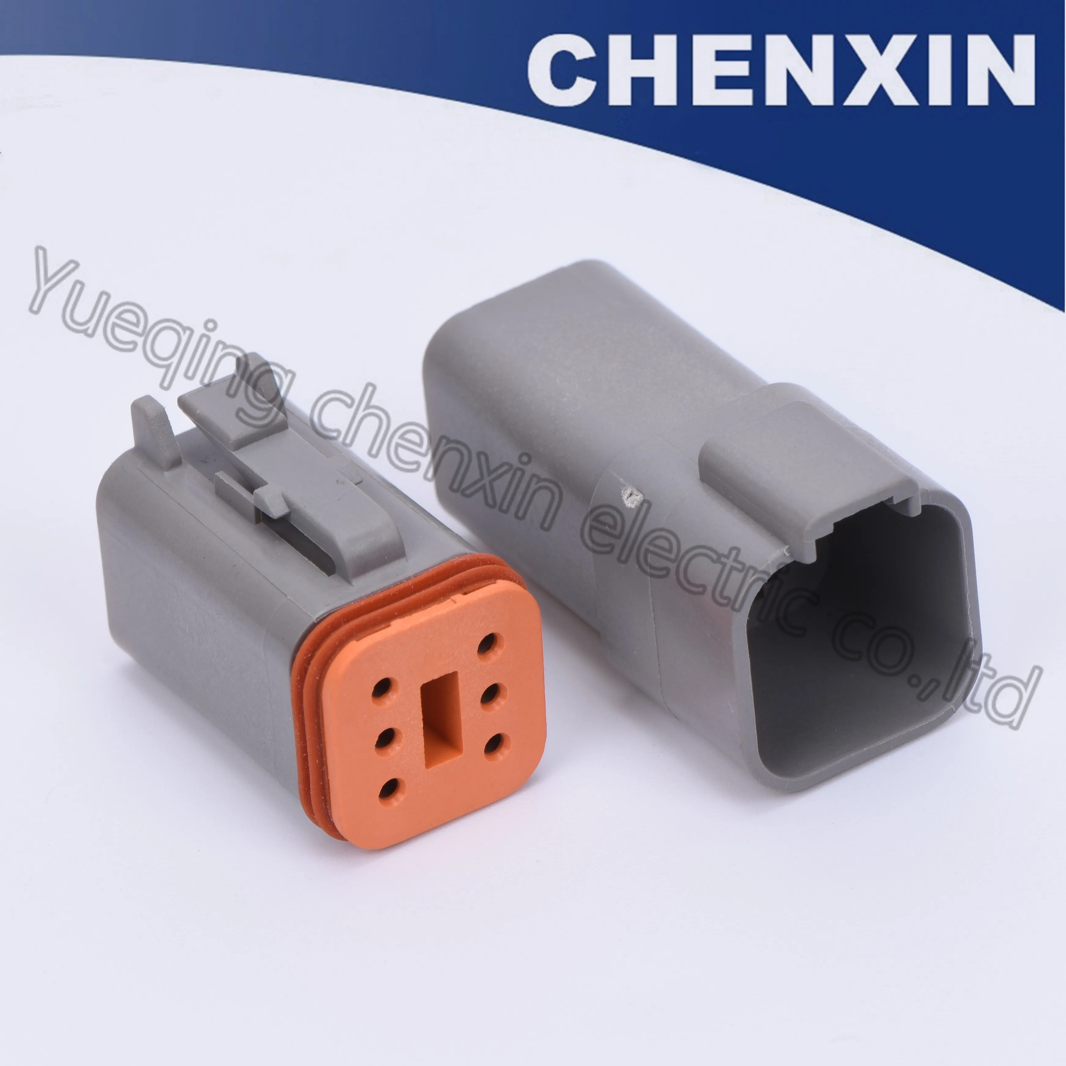 ChenXin 6 pin автомобильные водонепроницаемые Автомобильные Разъемы 1,6 женские и maleDT серии с штампованным обжимным терминалом DT04-6P DT06-6S