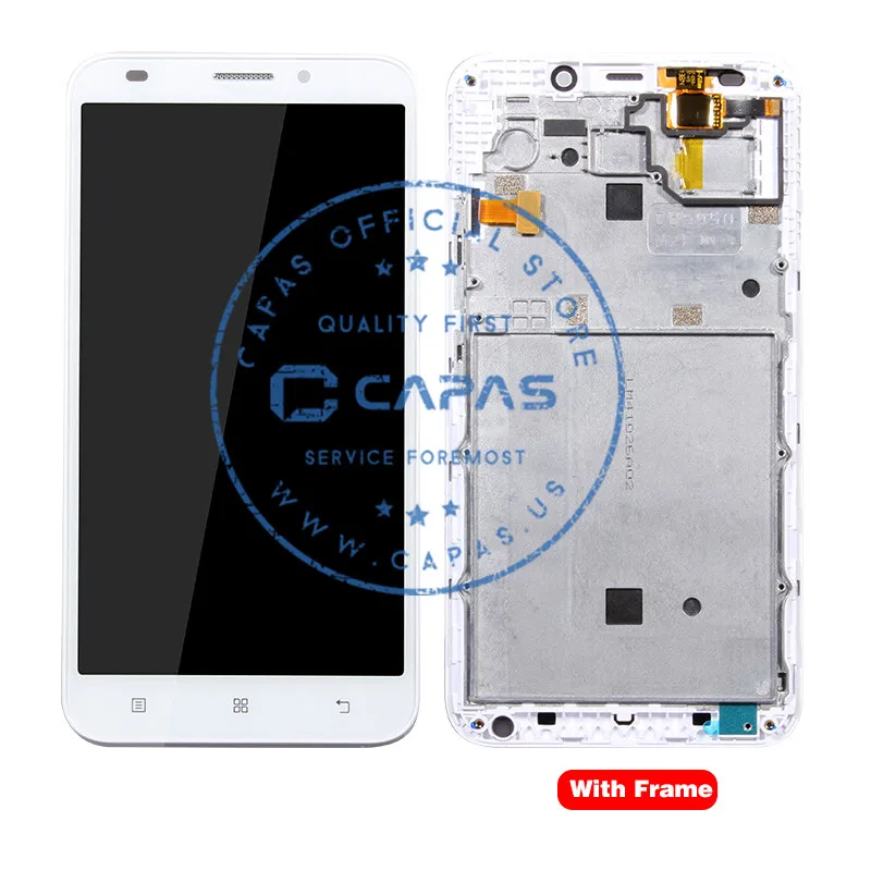 

For Lenovo A916 LCD Display + Frame Screen Panel For Lenovo A916 LCD Digitizer Display Touch Replacement Repair Spare Parts