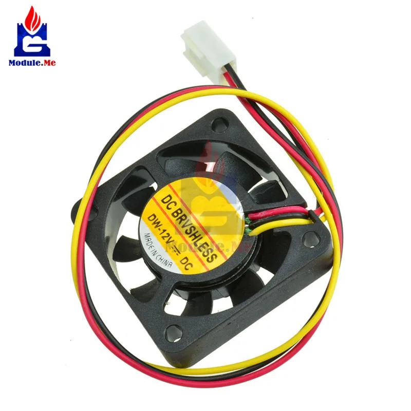 

5pcs 3 Pin 4cm Computer CPU Cooler Cooling Fan PC 4cm 40x40x10mm DC 12V